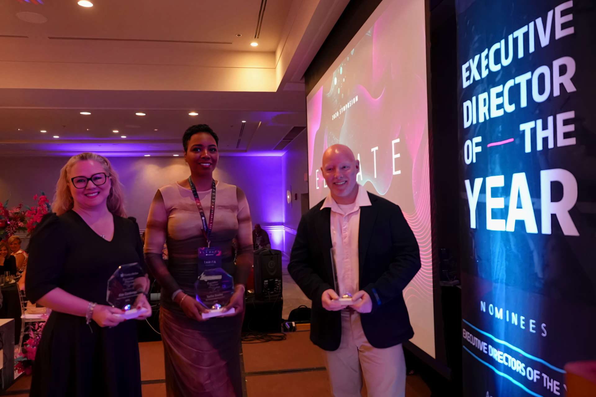 Executive Director of the Year Nominees posing together.